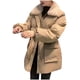 thumbnail image 2 of Puntoco Abrigo Chaqueta De Algodón De Longitud Media Cálida Y Suelta Informal para Mujer Chaqueta De Algodón De Manga Larga Liquidación Puntoco Puntoco-1, 2 of 7