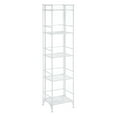 thumbnail image 2 of Convenience Concepts Xtra Storage 5 Tier Folding Metal Shelf, White, 2 of 6