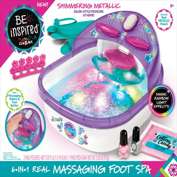 Cra-Z-Art Be Inspired 6-in-1 Real Super Beauty Spa Pedicure, Ages 8 and up