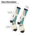 thumbnail image 2 of Susaid Cute colorful whale Print Thermal Winter Socks for Men and Women, Warm Crew Hiking Socks, for Boots and Outdoor Activities, 2 of 6