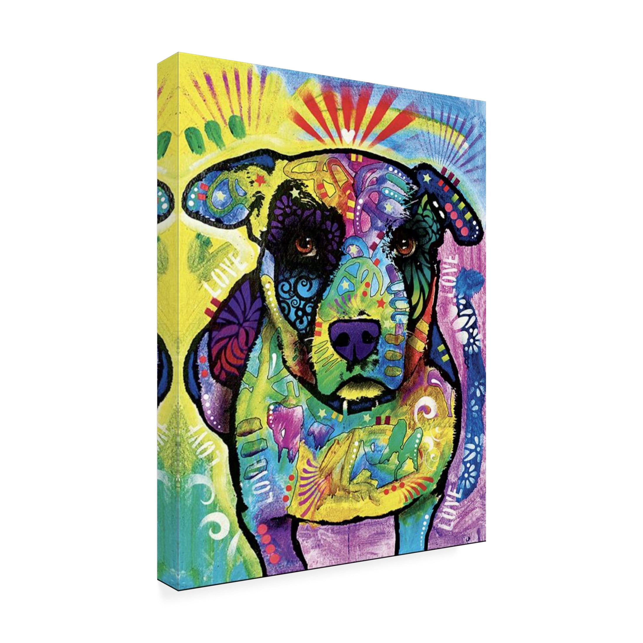 Canvas Wall Art - Dean Russo 'Lucky' Wall Art for Living Room, Bedroom, or Office Décor by Trademark Fine Art - 24 x 32 Inches