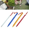 thumbnail image 2 of ZPAQI 12Pcs Aluminiums Alloys Outdoor Tent Stake Ground Stake Heavy Dutys Tent Peg, 2 of 10