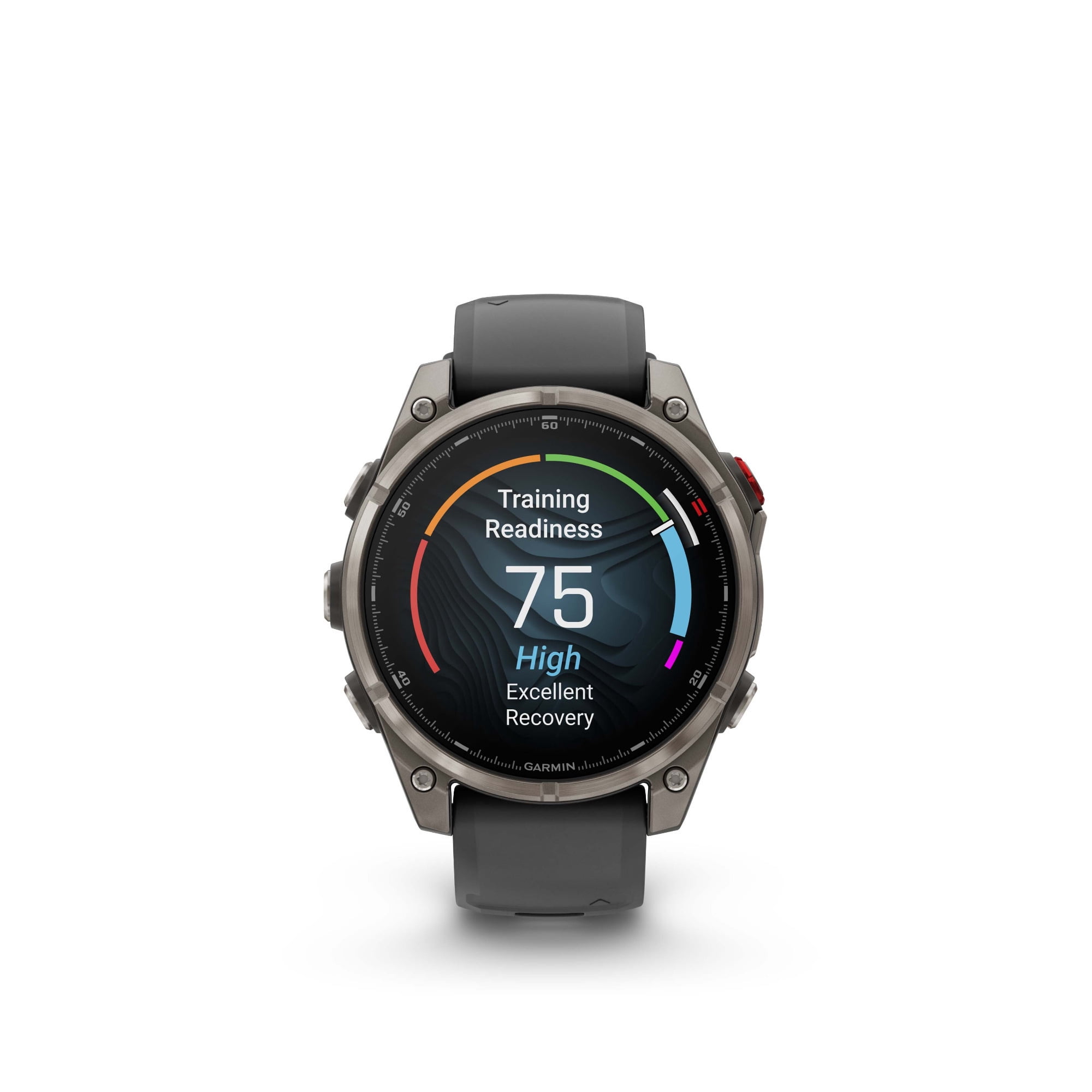 Garmin fenix 8 Pro Sapphire 47mm AMOLED (Titanium Graphite/Black) GPS Smartwatch Bundle with Wireless Earbuds (Black) (2 Items)