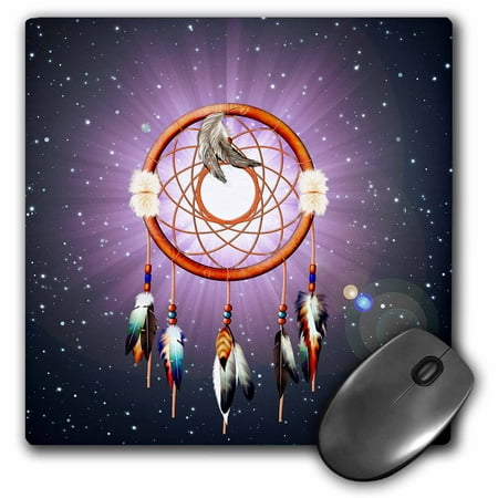 3dRose Dreams Catch Em, Mouse Pad, 8 by 8 inches (Best Way To Catch Mice In Home)