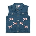 thumbnail image 3 of Little Lass Toddler Girl Vest, Tee, and Pant 3-Piece Set, Sizes 2T-4T, 3 of 7