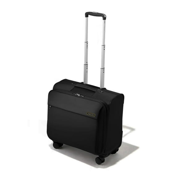MakChic Travelling trunks, Carry On Luggage, Suitcase with Front Laptop Pocket, Travel Luggage Aluminum Frame