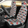 thumbnail image 3 of Fotbe Dachshund Dog Heart Pattern Automotive Seat Covers for Cars Trucks and SUVs – Car Seat Covers for Front Seats,Protective Seat Covers,Vehicle Seat Covers, Set of 2, 3 of 9