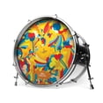 thumbnail image 2 of EVANS Yellow Submarine Primrose Prairie Bass Drum Head 22 in., 2 of 2