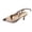 Pink, variant on Womens Slingback Kitten Heels Closed Pointed Toe Pumps Heeled Sandals Elegant Splice Leather Party Prom Dress Shoes Black Size 6