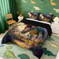 thumbnail image 2 of Erosebridal Howling T-Rex Queen Comforter Set for Kids Boys, Animal Dinosaur Bedding Comforter Set, 2 of 6