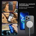 thumbnail image 2 of Design for iPhone 13 Pro Max  Case with Invisible Stand [Compatible with Magsafe], Full Body Cover Slim Shockproof Protective Phone Case for Apple iPhone 13 Pro Max 6.7", Navy Blue, 2 of 16