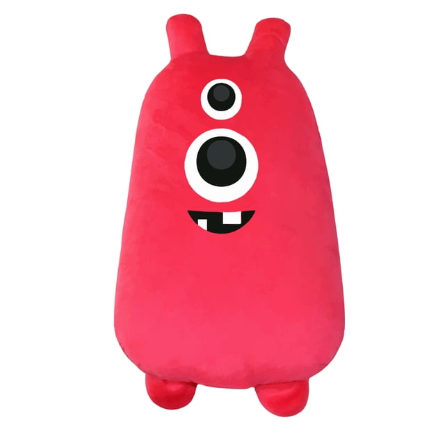 Peluche monstruo 2 ojos rojo