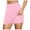 Pink, variant on Razzly Womens Active Skirt Casual Solid Tennis Skirt for Yoga Sports Exercise Fitness Bottoms(Red,L)