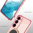 thumbnail image 3 of for Samsung Galaxy S23 5G Case Astronaut Plating Electroplate Luxury Elegant Case Camera Protector Kickstand Shockproof Protective Corner Back Cover Galaxy S23 5G Case -Pink, 3 of 10