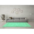 thumbnail image 3 of Ahgly Company Indoor Rectangle Oriental Turquoise Blue Traditional Area Rugs, 2' x 4', 3 of 4
