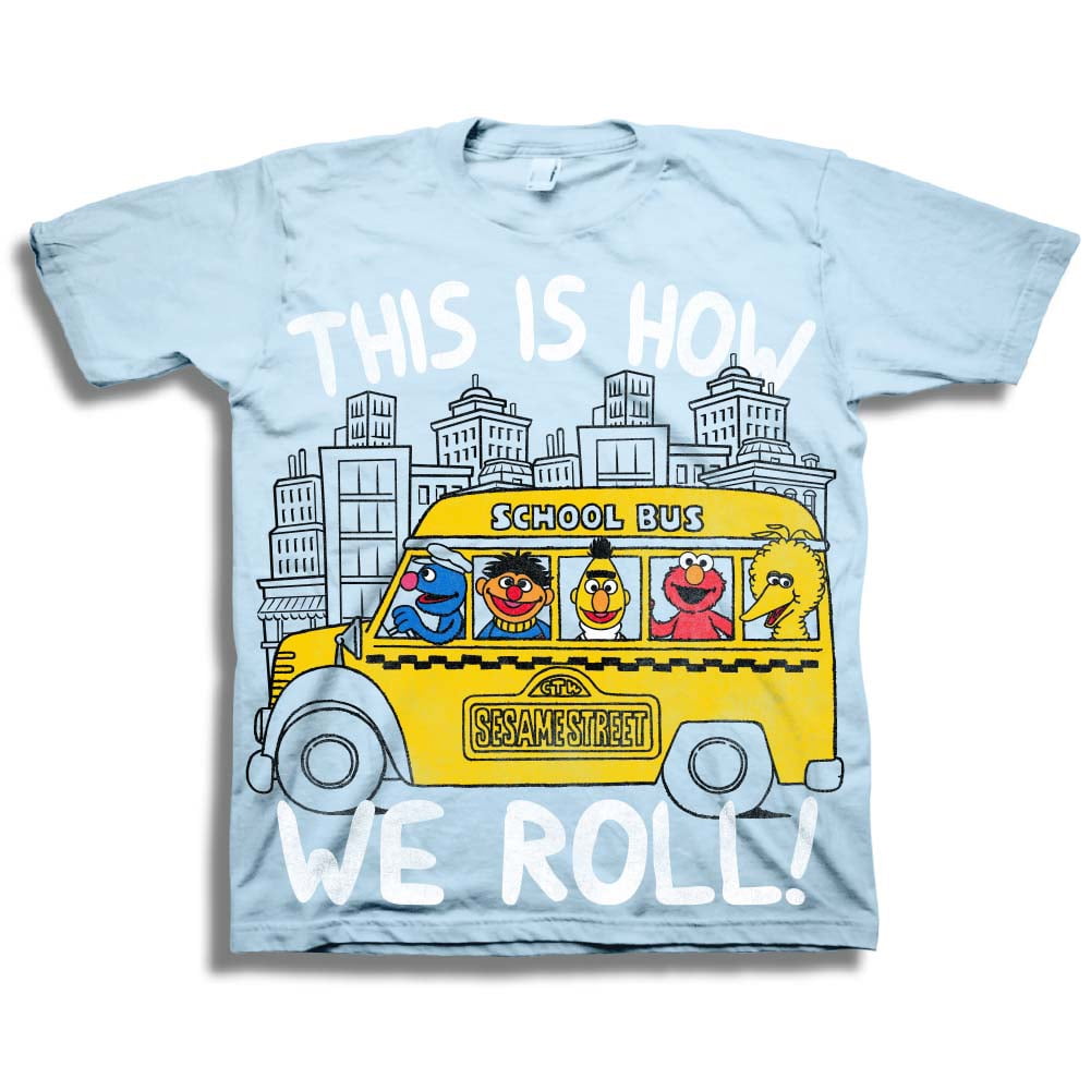 This is How I Roll School Bus Boys Short Sleeve T-Shirt
