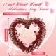 thumbnail image 3 of Corona de corazón artificial OEOPIUR para el día de San Valentín, color rojo y rosa, 3 of 7
