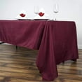 thumbnail image 5 of BalsaCircle Christmas Holidays 60" x 126" Burgundy Rectangle Polyester Tablecloth Linen, 5 of 7