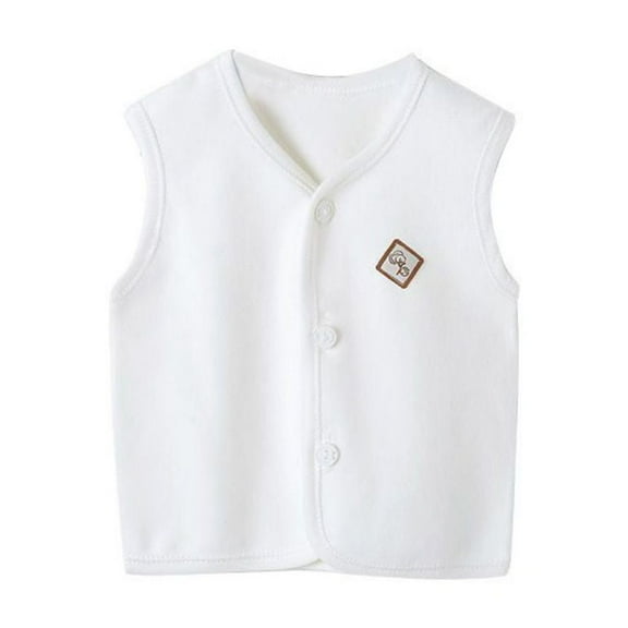 BULLPIANO Toddler Baby Cotton Warm Vests Sleeveless Jacket Soft Waistcoat Autumn Winter Outwear