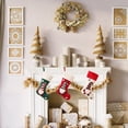 thumbnail image 4 of Christmas Stocking Gnomes Santa Christmas Stockings Fireplace Hanging Stockings For Family Christmas Decoration, 4 of 8