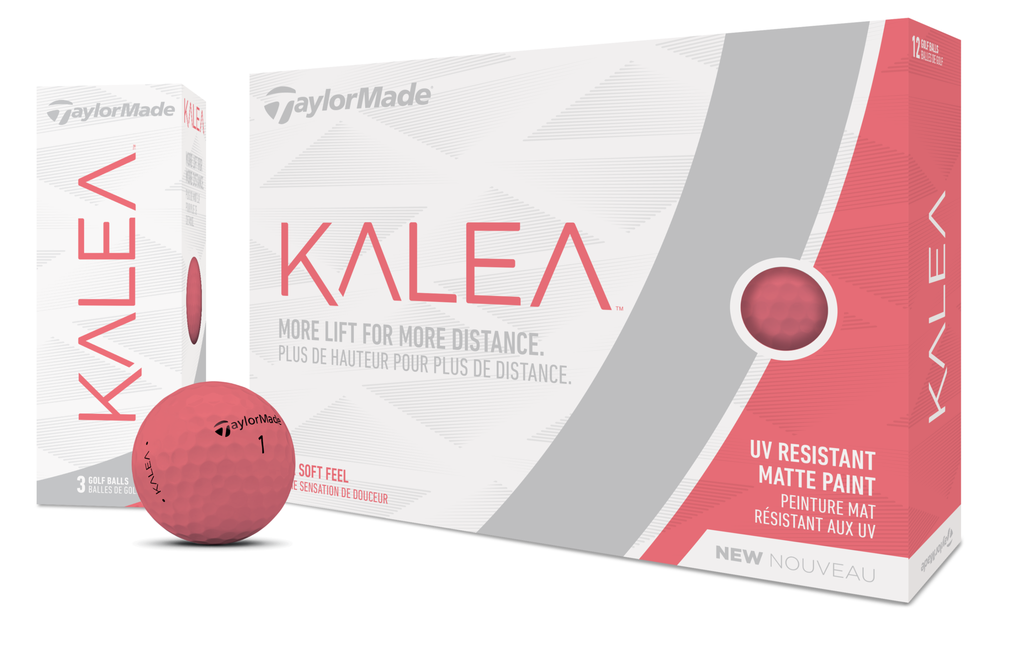 TaylorMade Women's 2019 Kalea Matte Peach Golf Balls, 12 Pack - image 3 of 9
