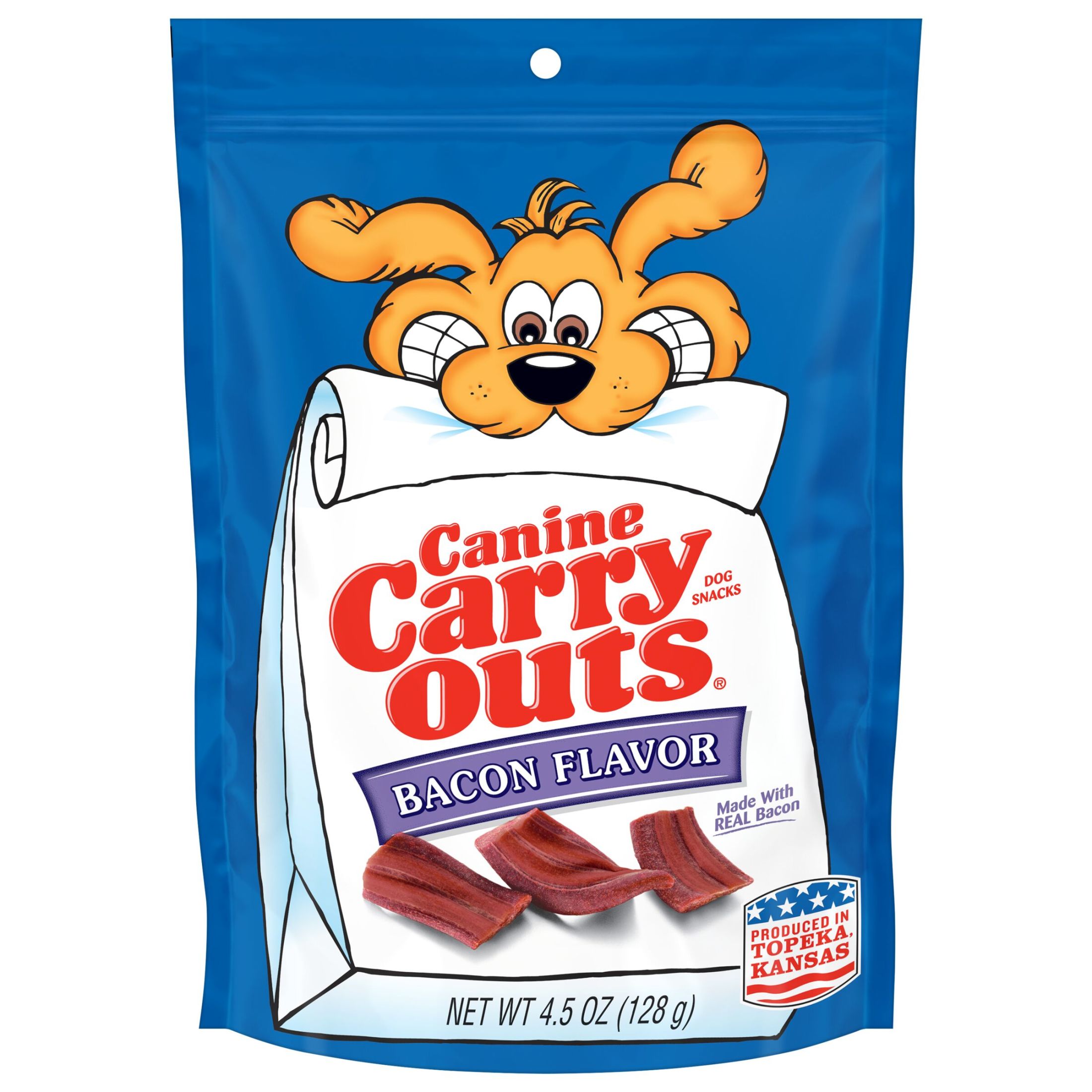 Canine Carry Outs Bacon Flavor Dog Treats, 4.5 Ounce Bag