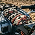 thumbnail image 3 of Uorisanigo ATV Seat Covers for Polaris Sportsman FourTrax Can-Am ATV Kawasaki Arctic Cat CFMOTO, Accessories for Sportsman Aztec African Tribal Horse Seat Cover Replacement, 3 of 7