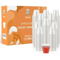 2000 Count 1 oz Disposable Medicine Cups, 1 oz Plastic Med Cups For Mixed Pills, Medication Measuring, Resin Mixing