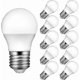 thumbnail image 1 of 2026 E27 LED bulb, 6500K Cold White, 3W equivalent to 30W, 300LM, Pack of 10, 1 of 4