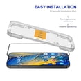 thumbnail image 2 of Compatible with ZTE Nubia Z70 Ultra HD Transparent Film ENKAY HAT PRINCE Tempered Glass Screen Protector (With Installation), 2 of 5