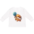 thumbnail image 3 of Inktastic 3rd Birthday Puppy 3 Year Old Boys Long Sleeve Toddler T-Shirt, 3 of 5