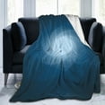 thumbnail image 7 of Spiral Gradient Honeycomb Design Throw Blanket, Fluffy Soft Cozy Blanket Flannel Plush Microfiber Couch Throw 40"x30", 7 of 7