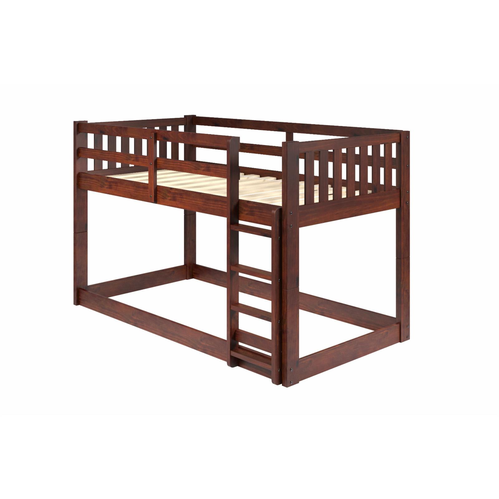 Woodcrest Low Platform Twin Over Twin Bunk Bed