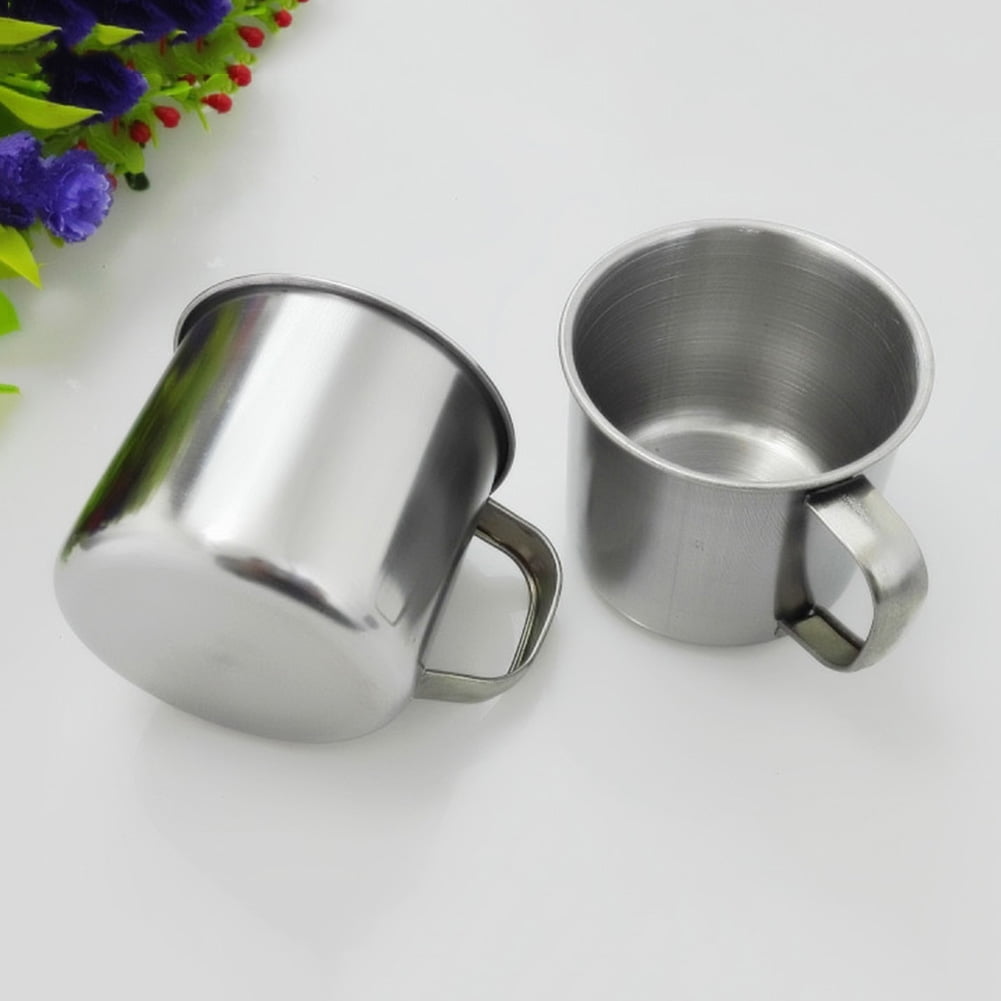 Details about   Portable Stainless Steel Travel Outdoor Mug Tumbler Coffee Tea Water Handle Cup 