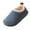 Blue_1, variant on Womens Mens House Slippers Rubber Sole Indoor Slipper Socks Lightweight Fleece Lined Slip-on Barefoot Slippers
