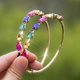 thumbnail image 5 of Pendiente bohemio redondo yuxing con forma de gota de moda color oro, 5 of 5