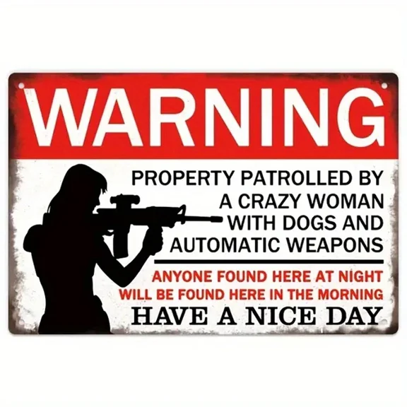 1 Pc Metal Sign Wall Art Print Poster For Home Yard Coffee Shop Wall Decoration