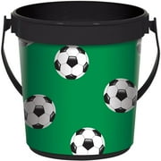 Soccer Plastic Favor Bucket