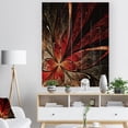 thumbnail image 3 of Design Art - Fleur Fractale Jaune et Rouge, 3 of 5