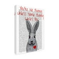 thumbnail image 2 of Trademark Fine Art 'Youre No Bunny' Canvas Art by Fab Funky, 2 of 3
