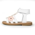 thumbnail image 4 of JORYA Girls Flowers Sandals Kids Summer Flat Shoes, Size 10, 4 of 7