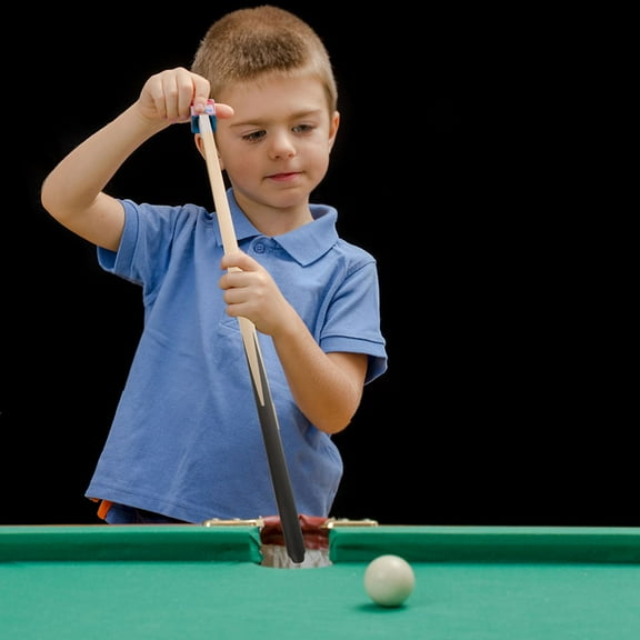 OUNONA 3pcs 48cm Kids Mini Pool Cue Stick Shorty Pool Cue Stick Replacement Billiard Accessories Bridge Tool for Bar Games Practice Competition