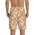 thumbnail image 3 of Naloa Corgi Animal Men's Short Pajama Pants, Lounge Comfort Shorts with Elasticized Waistband and Side Pockets - 4X-Large, 3 of 9