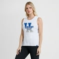 thumbnail image 4 of Women's Fanatics White Kentucky Wildcats Activate Slub Tank Top, 4 of 5