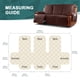 thumbnail image 2 of Funda impermeable para sofá reclinable Ruaozz de 3 plazas, color café, 2 of 7