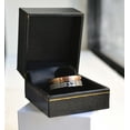 thumbnail image 3 of Celtic Claddagh Tungsten Ring - 2-Tone Black IP & Rose Gold Pipe Cut Tungsten Carbide Wedding Band - Comfort Fit Anniversary Ring - #867s10.5, 3 of 4