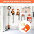 thumbnail image 7 of Weed Eater Rack Garage Wall Organizer, Garage Tool Organizer Weedeater Hanger Wall Mount For String Trimmer Hanger, Hedge Trimmer Rack Garden Tool Organizer (2 Pack)$$Tools & Hardware Other, 7 of 7