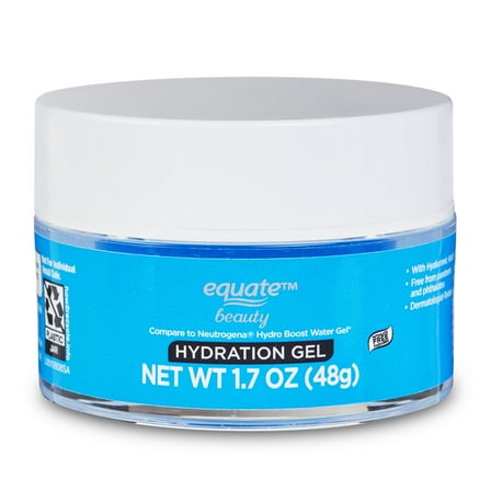 Equate Hydration Gel with Hyaluronic Acid for Moisturizing Face Care, 1.7 oz, Compare to Neutrogena Hydro Boost Water Gel