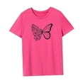 thumbnail image 4 of Camiseta para mujer con cuello redondo, camiseta básica clásica para uso diario, desplazamientos en la playa S, 4 of 7