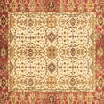 thumbnail image 1 of Ahgly Company Indoor Square Abstract Brown Modern Area Rugs, 5' Square, 1 of 4